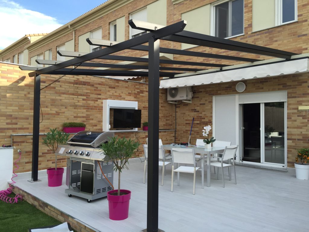 Pergola hierro