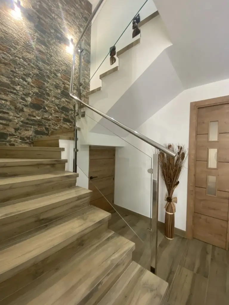 Barandilla acero inoxidable con cristal